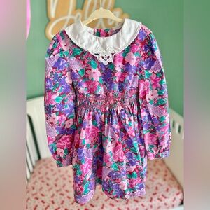 Vintage Disney Winnie the Pooh brand size 5 floral dress